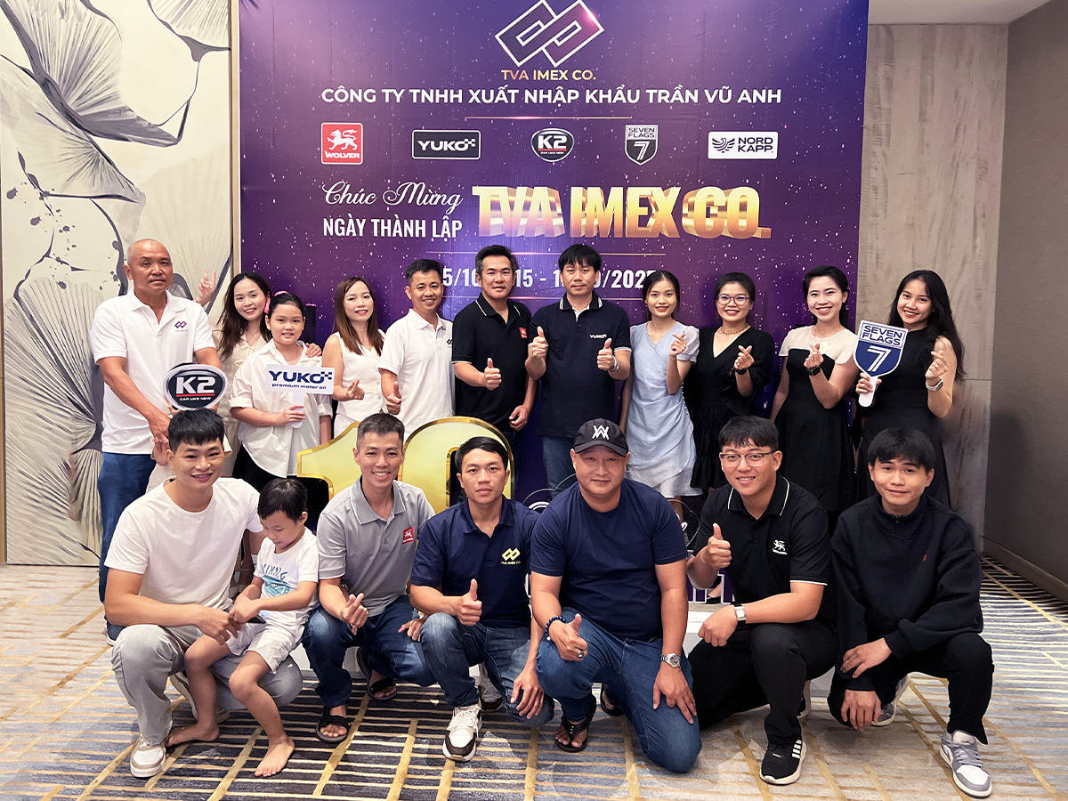 KỶ NIỆM 10 NĂM THÀNH LẬP CÔNG TY TNHH XUẤT NHẬP KHẨU TRẦN VŨ ANH